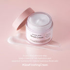Glass Skin Snail Cream, 80mL – Lightweight Hydrating Facial Moisturizer with Snail Mucin for a Smooth, Radiant-Looking Complexion