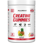 Allmax Creatine Gummies, 90 Gummies Tropical Fruit Punch