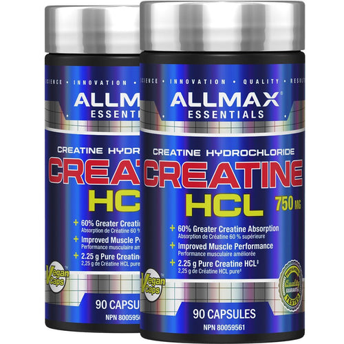 Allmax Creatine HCL BOGO Deal, 2 x 90 VCaps