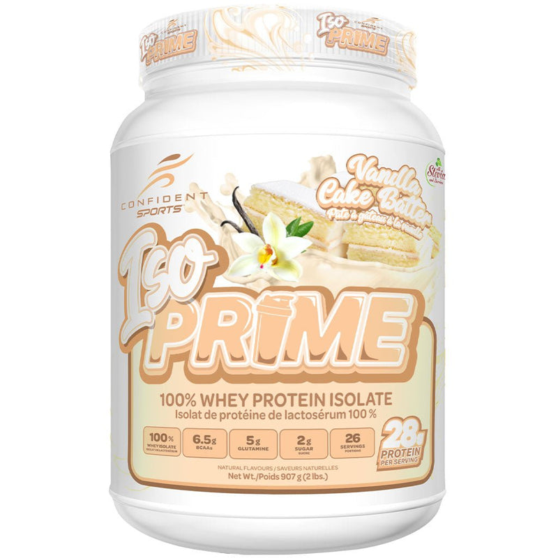 Confident Sports ISO PRIME Vanilla Cake Batter