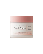 Glass Skin Snail Cream, 80mL – Lightweight Hydrating Facial Moisturizer with Snail Mucin for a Smooth, Radiant-Looking Complexion