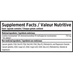 EFX Sports Kre-Alkalyn Nutrition Panel