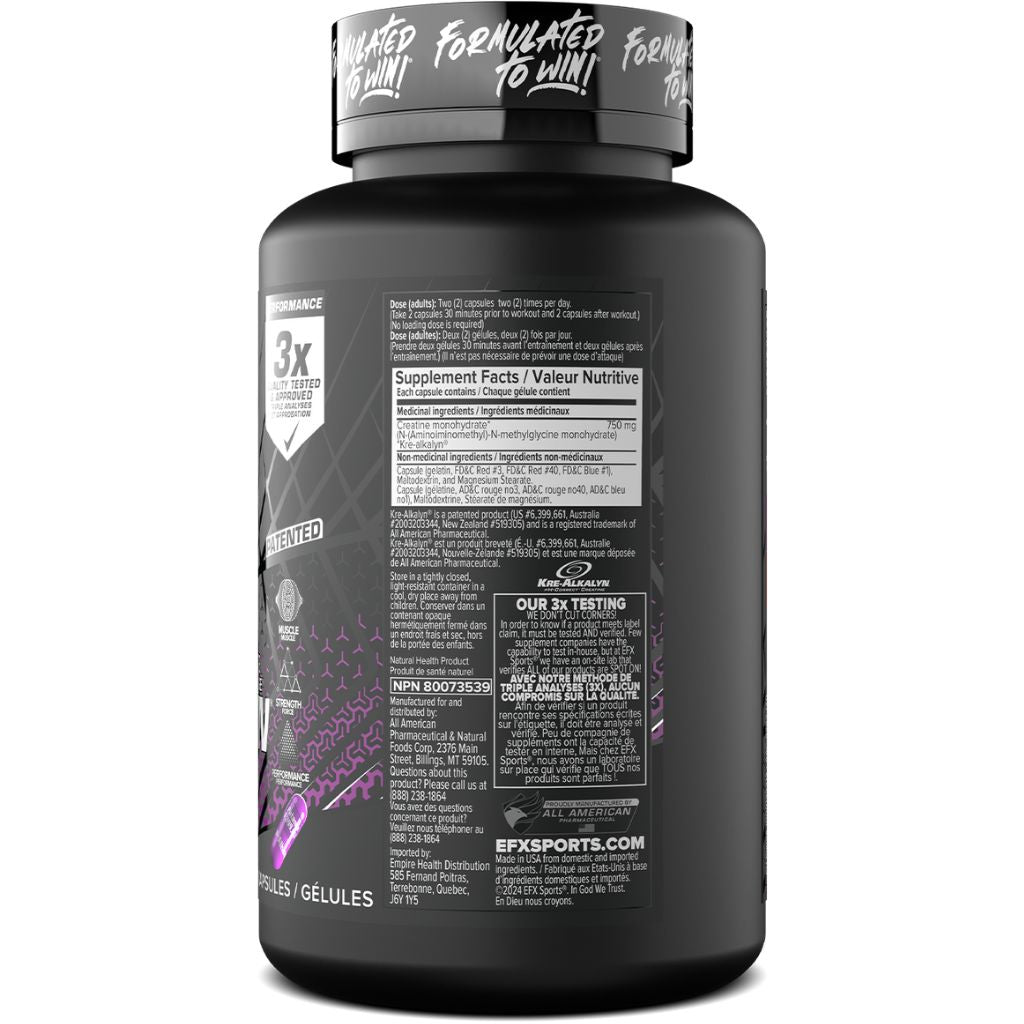 EFX Sports Kre-Alkalyn Side Panel