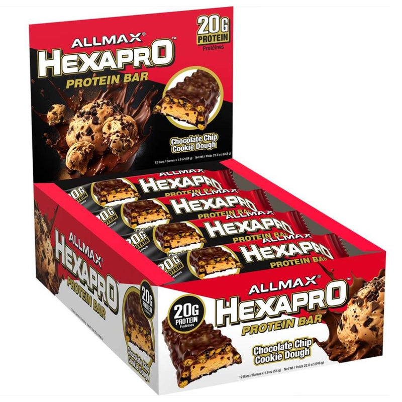 Allmax Hexapro Protein Bar Chocolate Chip Cookie Dough