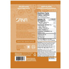 Sana Caramel Milk Chocolatey nutrition panel