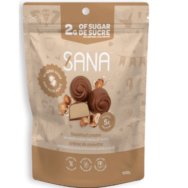Sana Milk Chocolate Hazelnut Cream Protein Bites
