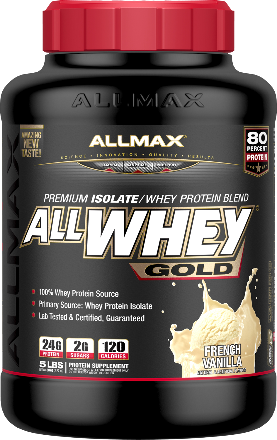 Allmax GOLD ALLWHEY 5lb French Vanilla