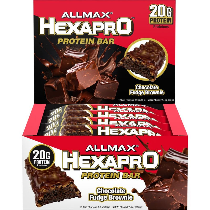 Allmax Hexapro Protein Bar Chocolate Fudge Brownie