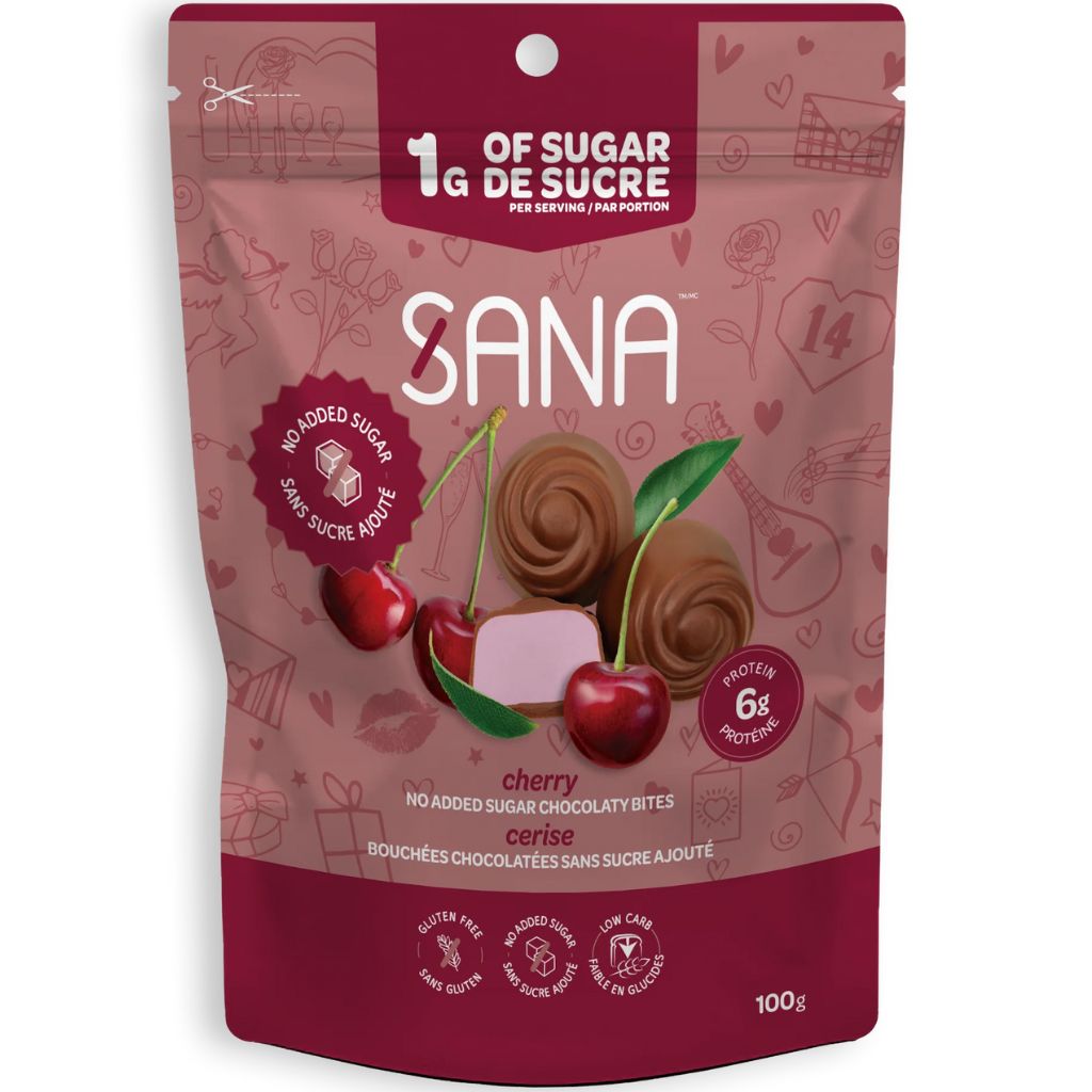Sana Cherry Milk Chocolatey Protein Bites